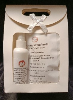 Orvosi zsálya levél (Salviae officinalis folium) halvány krémszínű ajándékcsomagban.