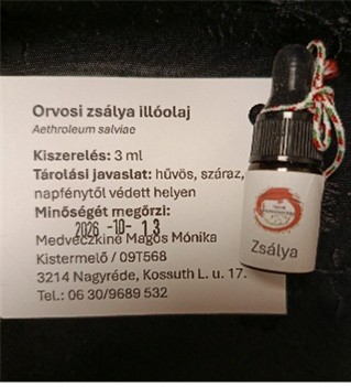 Orvosi zsálya illóolaj (Aethroleum salviae)